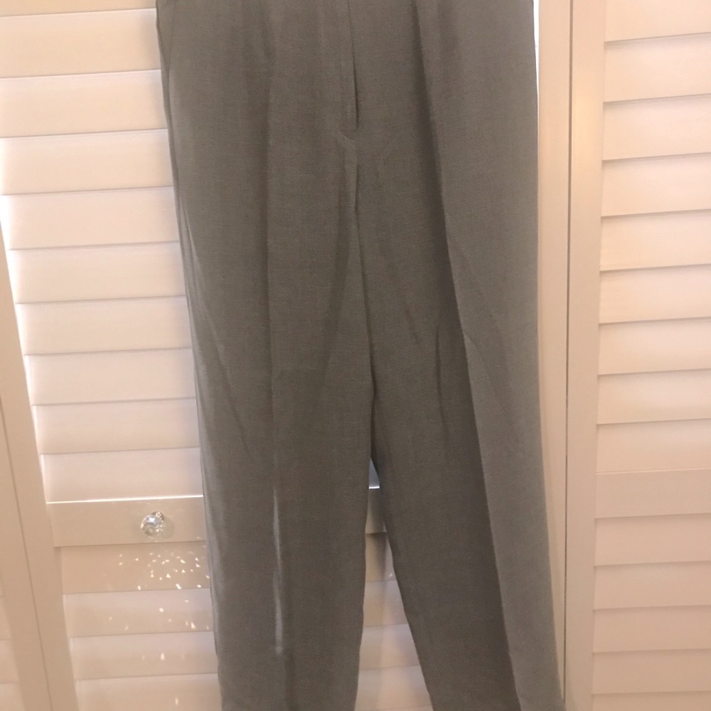 Polyester slacks -dry clean only